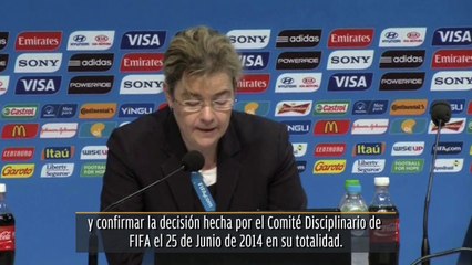 Rechazó FIFA apelación de Luis Suárez