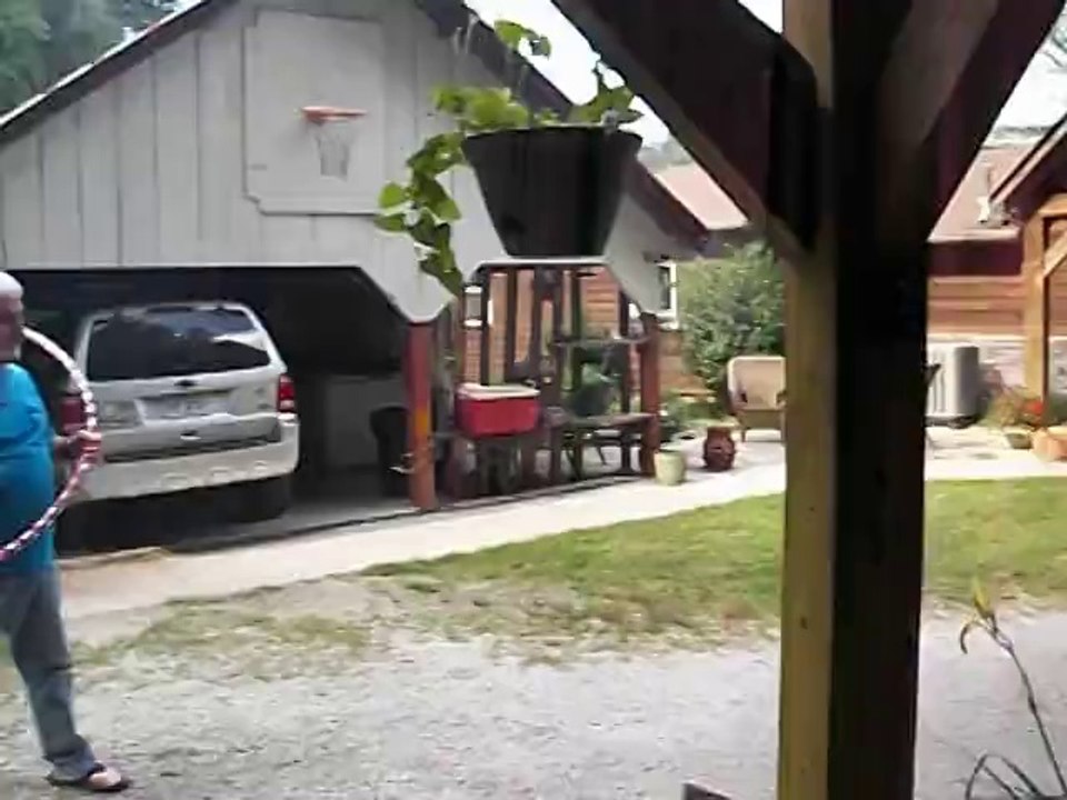 Randall got the hoop goin