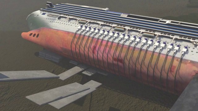 Raising the Costa Concordia