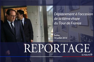 Déplacement à l'occasion de la 6ème étape du Tour de France