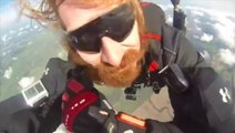 WTF - How To Shave A Beard At 13,000 ft... Sort Of - Skydiving