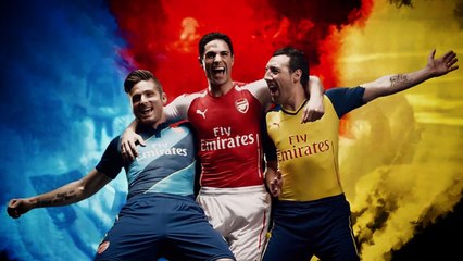 Les nouveaux maillots d'Arsenal pour la saison 2014-2015 !
