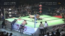 GHC Tag Team Championship Match (GHC Tag Team Champions) Takashi Sugiura & Masato Tanaka Vs.“TMDK” Mikey Nicholls & Shane Haste (7/5/14) HD 1080p