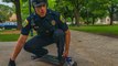 USA : Des policiers en skateboard - ZAPPING ACTU HEBDO DU 12/07/2014