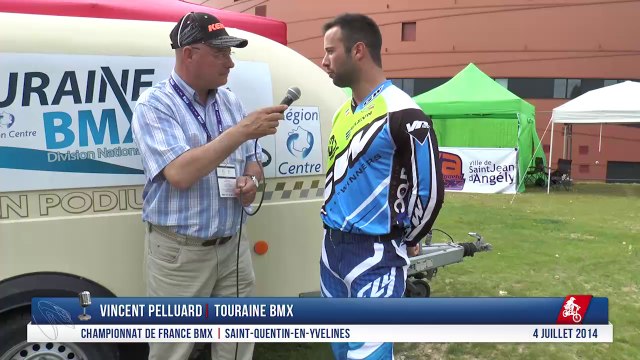 INTERVIEW VINCENT PELLUARD CHAMPIONNAT DE FRANCE BMX 2014 SAINT-QUENTIN-EN-YVELINES