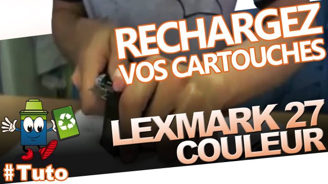 Comment recharger une cartouche Lexmark 27 couleur