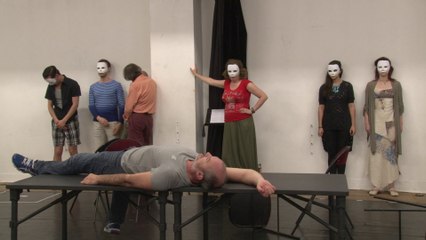 Sweeney Todd : la troupe en répétition