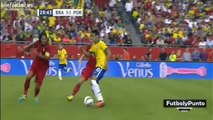 Bruno Alves vs Neymar 11-09-2013