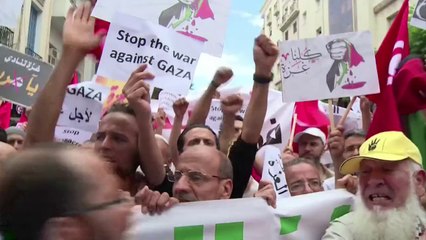Tunis: manifestation contre l'offensive israélienne à Gaza