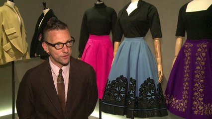 Fifties fashion showcased at Paris museum