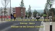 Départ de la 7ème étape du Tour de France 2014 à Épernay