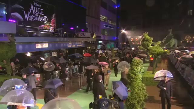 Alice In Wonderland: Royal Premiere with Tim Burton and Johnny Depp