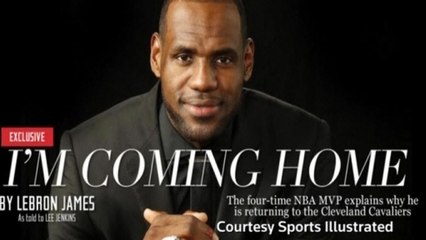 Lebron James going home to Cleveland Cavaliers