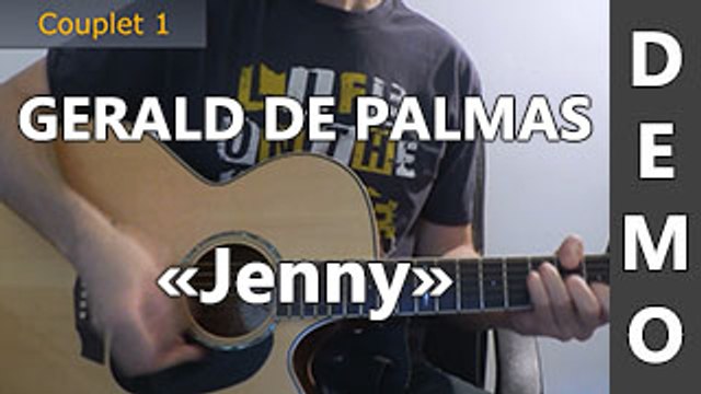 Gerald de Palmas - Jenny - DEMO Guitare