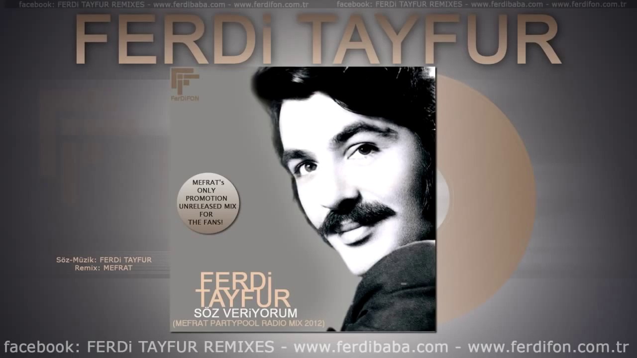 FERDi TAYFUR - -SÖZ VERiYORUM- - (Mefrat PartyPool Radio Mix 2012) - 2014 FerDiFON