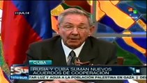 Cuba agradece a Rusia la firma de nuevos acuerdos
