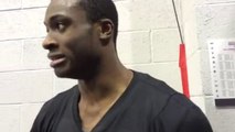 Knicks rookie Thanasis Antetokounmpo talks with NBADLeague