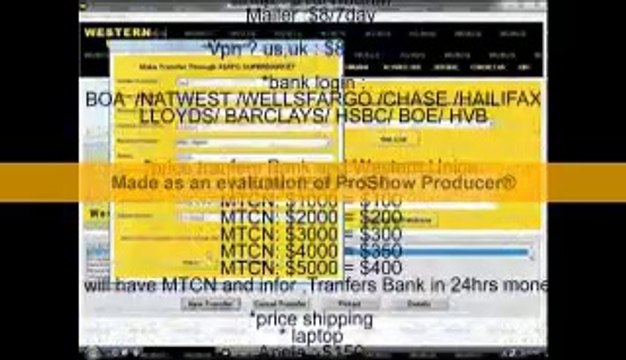 ICQ: 684239409/Skype: jame william/ Cvv/Paypal/Bank login/ Transfer WU/ Ship....