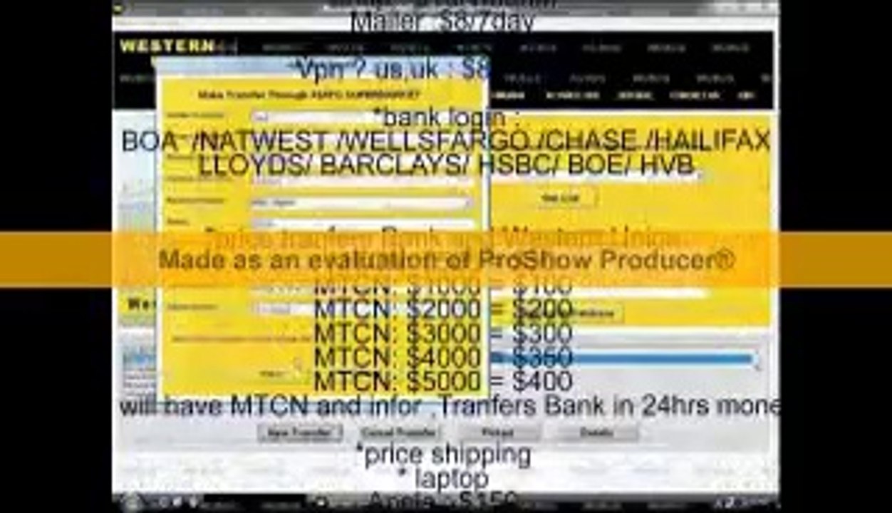 ICQ: 684239409/Skype: jame william/ Cvv/Paypal/Bank login/ Transfer WU/ Ship....