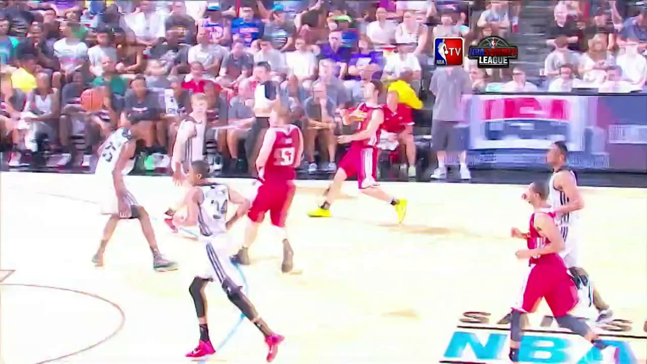 Andrew Wiggins Block on Parker Leads to And 1