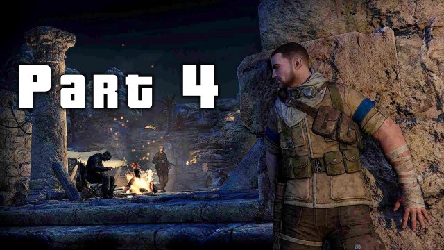 Sniper Elite 3 Part 4 Kills OFICERS with STONES 1080p HD PC Gameplay Playthrough Series