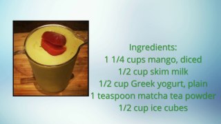 Mango Matcha Smoothie Recipe - OMG So Good - Mango Crazy Good