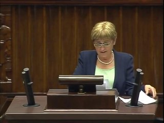 Poseł Janina Okrągły - Wystąpienie z dnia 09 lipca 2014 roku.