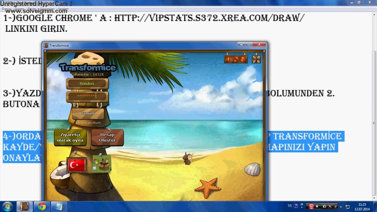 Transformice Harita Editörüne Yazı Yazma [^-^]