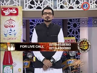 Rooh-e-Ramzan 13th Sehri 12-07-2014 Seg 04