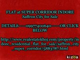 FLAT at SUPER CORRIDOR INDORE  Saffron City for Sale