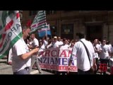 Napoli - La protesta dei dipendenti Jabil di Marcianise -1- (11.07.14)