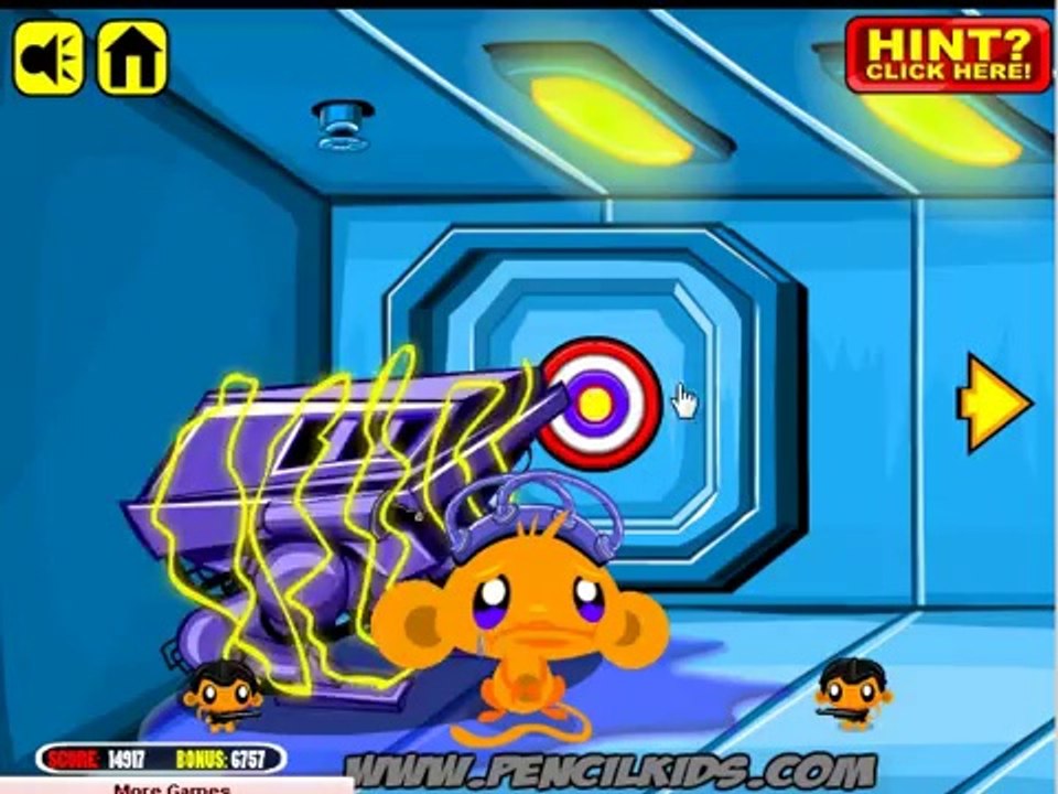 Monkey Go Happy Sci-fi 2 online game - Mopixie.com