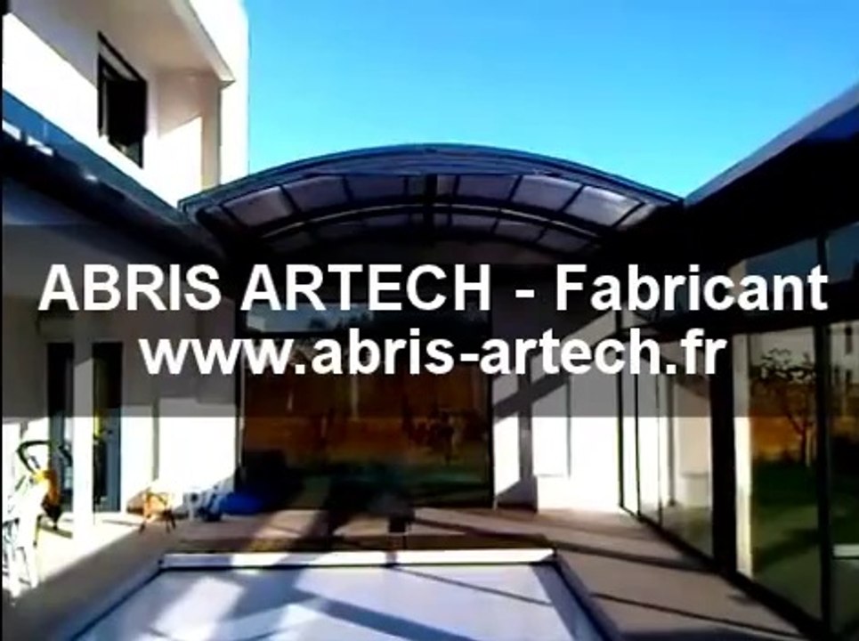 ABRI TOITURE COULISSANT POUR PISCINE ET PATIO par ABRIS ARTECH