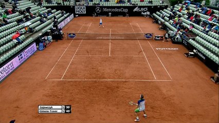 Wspaniała obrona Gimeno-Travera w meczu z Gojowczykiem