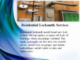 Importance of Emergency Locksmith Services