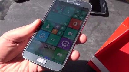 Verizon Samsung ATIV SE Unboxing and Hands on
