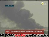 حريق هائل بقطاع غزة بعد تواصل القصف الإسرائيلى