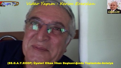 (SS.G.A.Y.KOP) Üyeleri Elkas İlhan Başkanlığında Toplantıda-Antalya