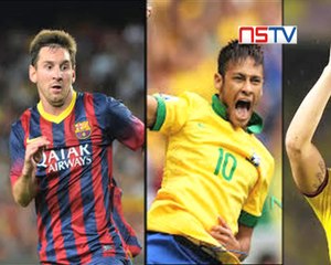 Messi, Neymar, James fight for FIFA Golden Ball Award