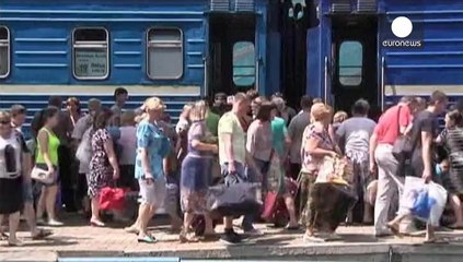 Ukrayna'da Donetsk sakinleri şehri terk ediyor
