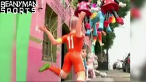 World Cup 2014 - Angry Mexico Fan Makes 'Diving' Arjen Robben Pinata
