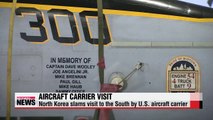 North Korea slams visit to the South by U.S. aircraft carrier (2)