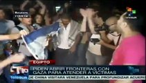 Egipcios piden reabrir frontera para atender a víctimas de Gaza