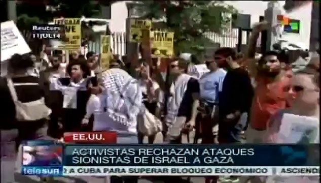 Estados Unidos: activistas rechazan ataques de Israel a Gaza