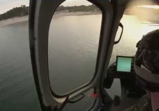 Lucky Paraglider Crashes in Middle of Rescue Training Exercise