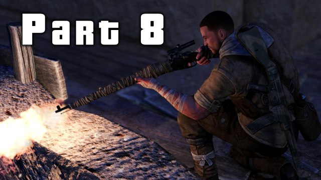 Sniper Elite 3 Part 8 Sniper SHOWER 1080p HD PC Gameplay Playthrough Series