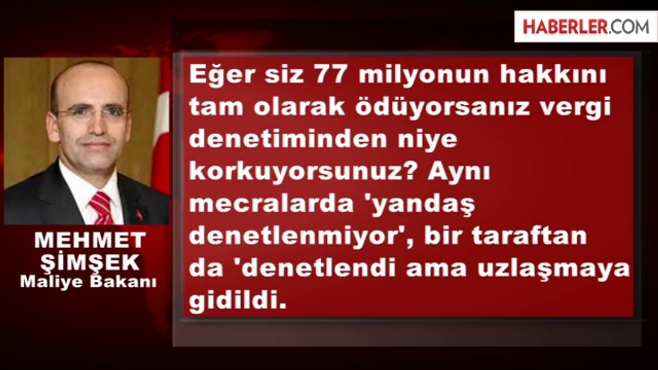Bakan Şimşek, Fişleme İddialarını yalanladı