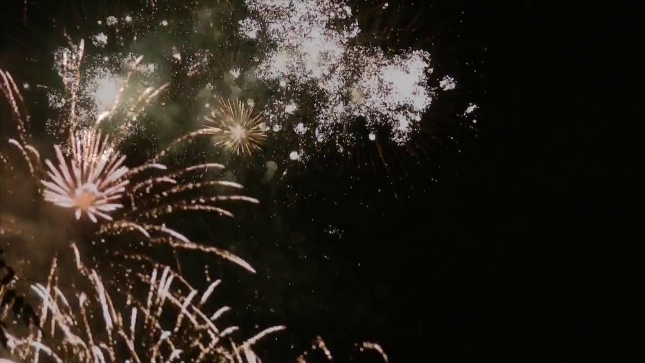 Abschlussfeuerwerk - höchster schloßfest 2014