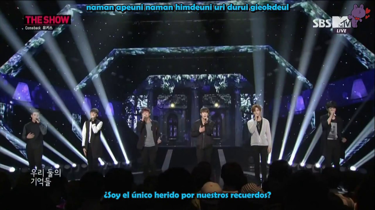 [SUB ESP] U-KISS (다시 내게로 와줘) Come Back to me (color coded + romanized)