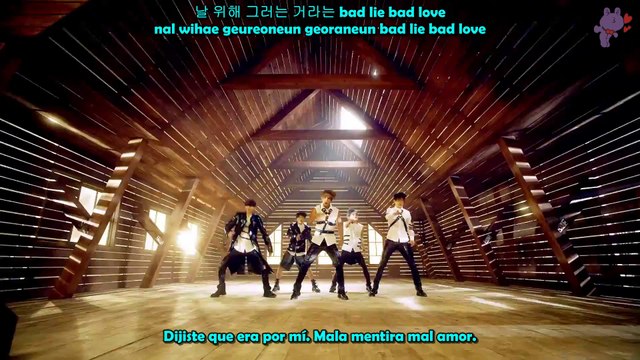 [SUB ESP] HISTORY Psycho MV (color coded + hangul + romanized)